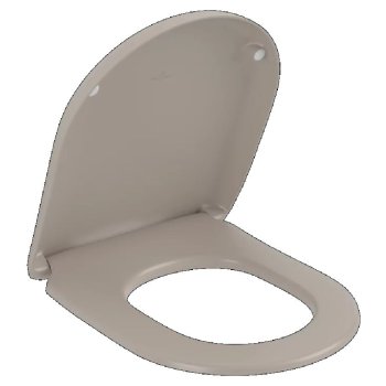 Крышка для унитаза Villeroy & Boch Antao, Soft Close, Quick Release, дюропласт, миндальный